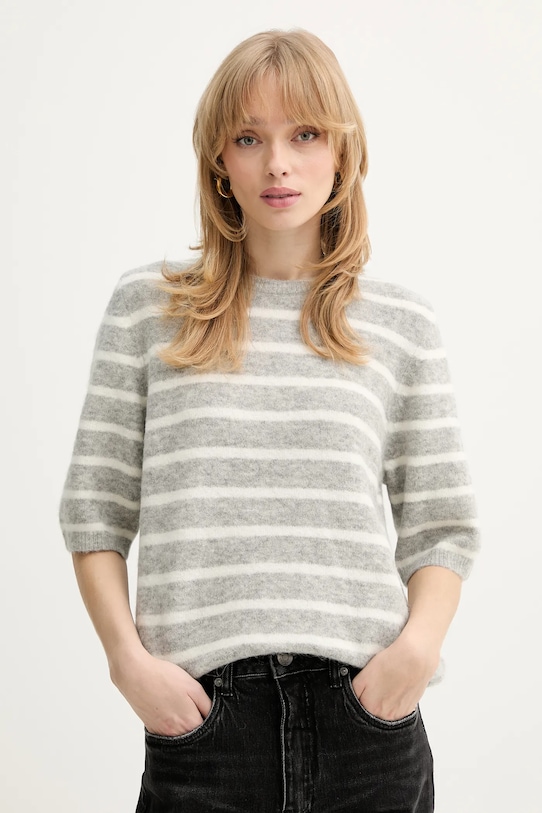 

Свитер из шерстяной смеси Gestuz, серый