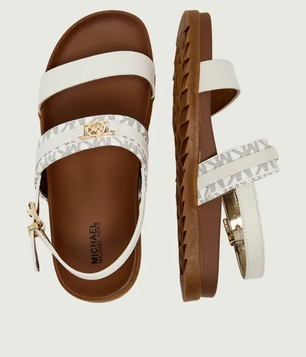 Сандалии IRENE Michael Kors Kids, экрю — фото 3