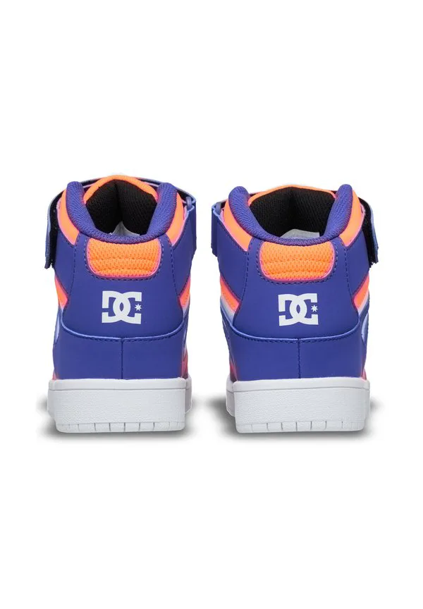 Кроссовки rebound hi ev hightop Dc Shoes, Navy/White/Orange — фото 4