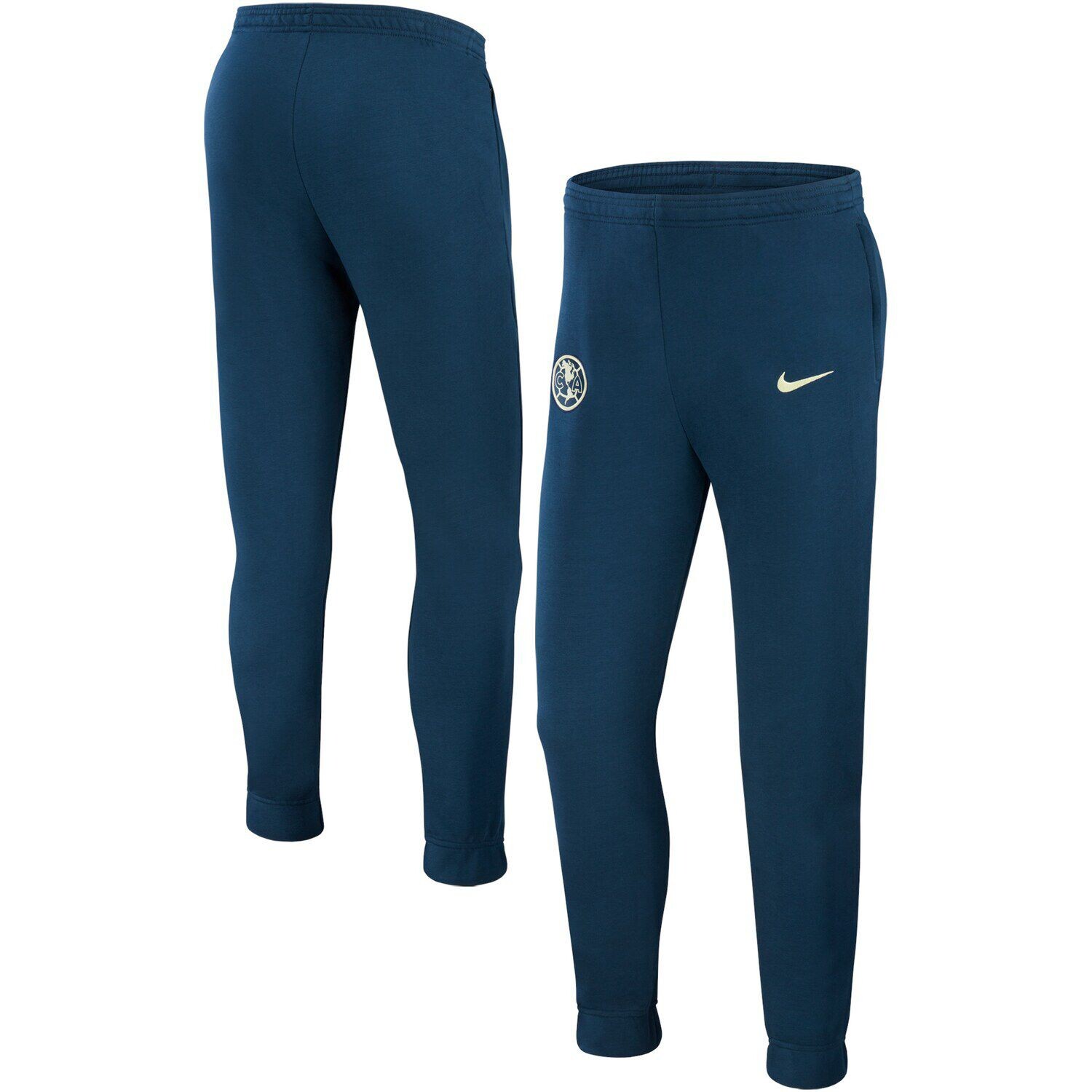 

Мужские флисовые командные брюки темно-синего цвета Club America Nike, Синий, Мужские флисовые командные брюки темно-синего цвета Club America Nike