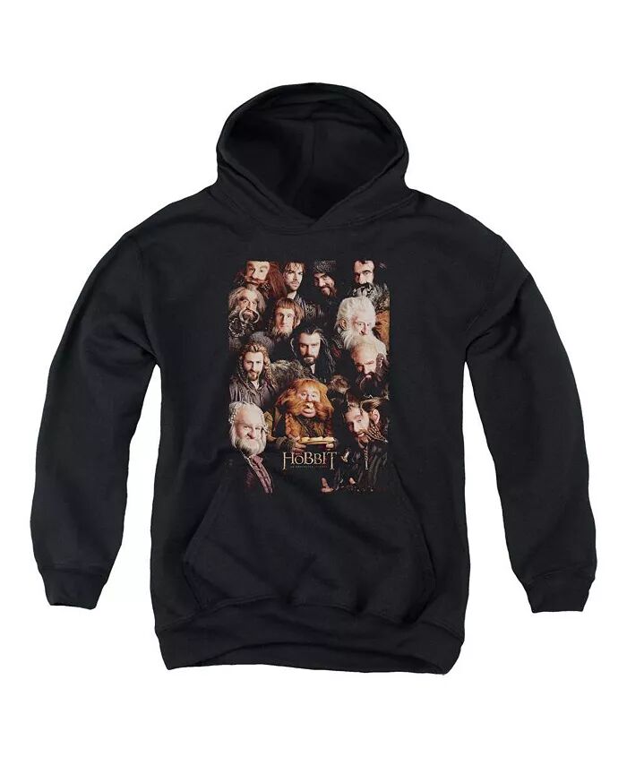 

Толстовка с капюшоном и принтом «Молодежь гномов» The Hobbit, черный