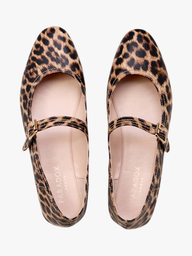 Туфли Mary Jane Parisienne Wide Fit Paradox London, Leopard Print — фото 4