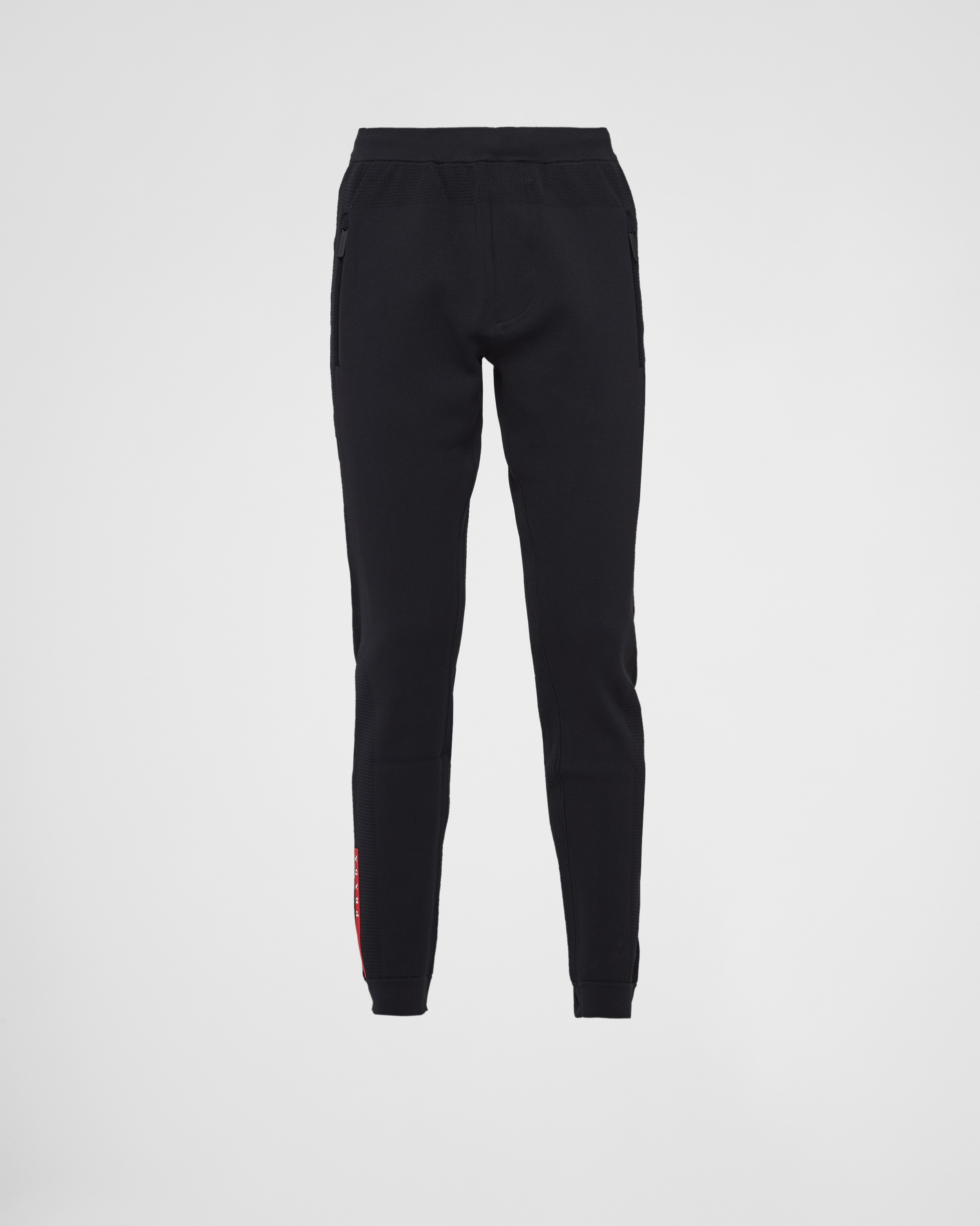 

Брюки из технической ткани Prada, черный