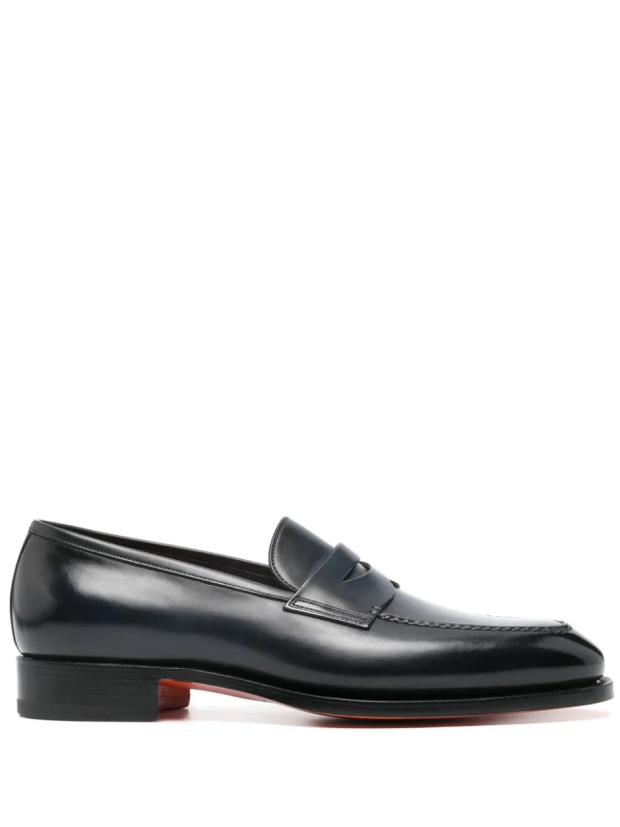 

Кожаные мокасины Santoni, синий