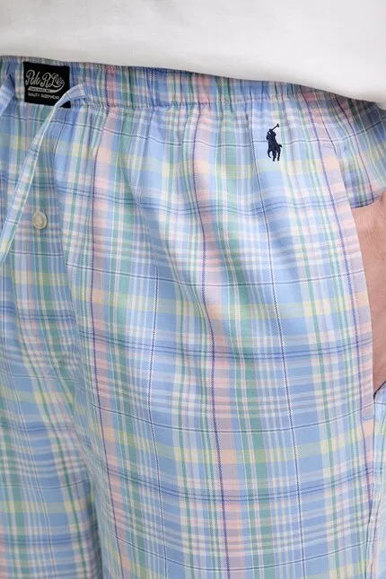 Пижамные брюки хлопковые Polo Ralph Lauren, синий — фото 4