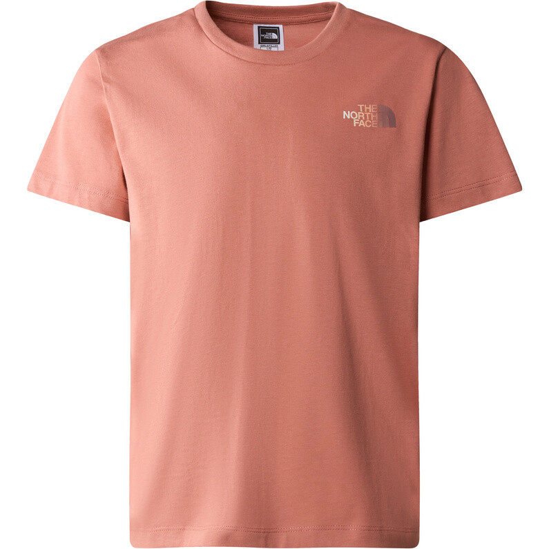 

Детская футболка G Свободная футболка с рисунком The North Face, красный
