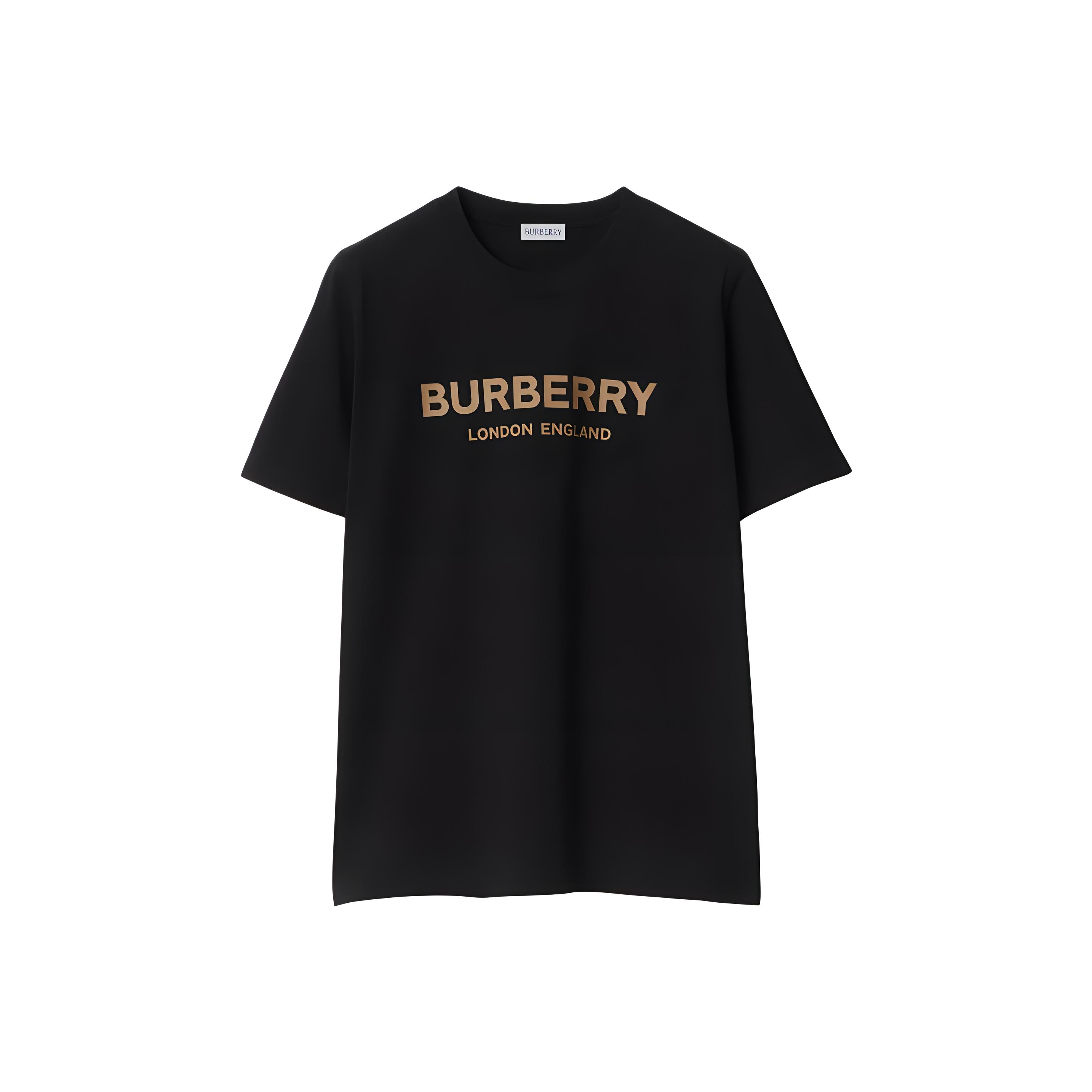 

Burberry Футболка женская черная, Черный, Burberry Футболка женская черная