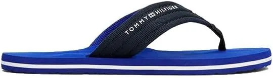 Мужские пляжные сандалии Tommy Hilfiger с логотипом для пляжа в Нью-Йорке, голубой