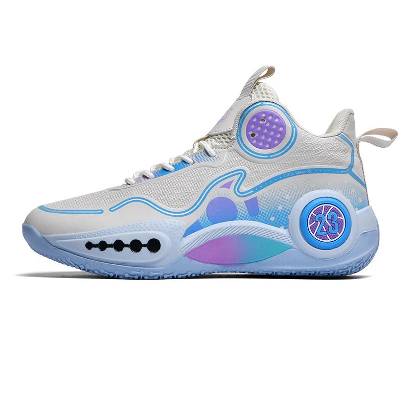 

Black-tailed deer Амортизирующие противоскользящие износостойкие баскетбольные кроссовки Black Tailed Deer с высоким верхом унисекс бежевые, цвет Beige