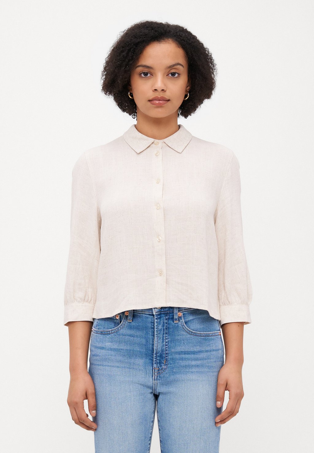 

Блузка на пуговицах ONLSIESTA 3/4 SHIRT ONLY Petite, кремовый