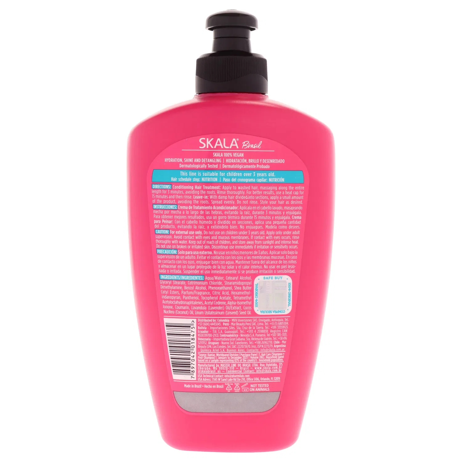 Несмываемый кондиционер для кудрявых волос 2 в 1 Divine Curly от Skala для детей - 250 мл, 8.8 Oz — фото 2