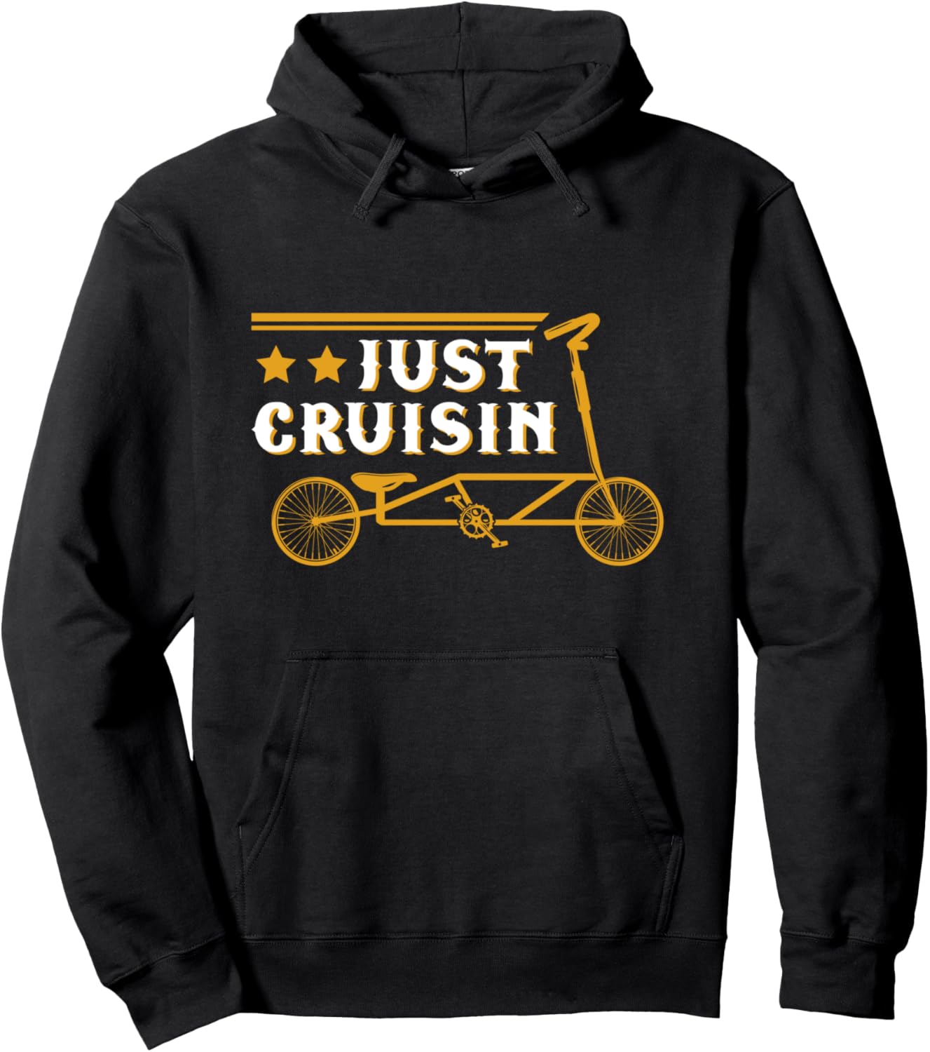 

Худи Just Cruising Lowrider Bicycle Cyclist Cycling Ride Road Race Sports Outdoor Cool Biker Viking Gift, черный