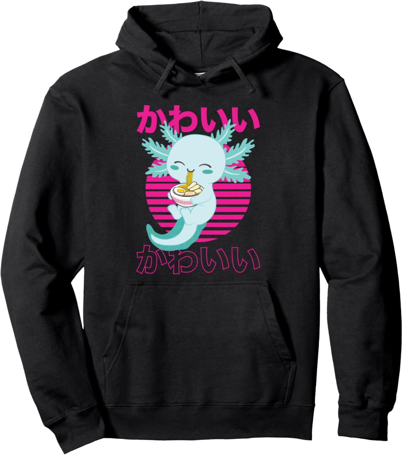 

Аксолотль рамен вейпорвейв эстетика японская толстовка Japanese Merch & Vaporwave Aesthetics Gift, черный
