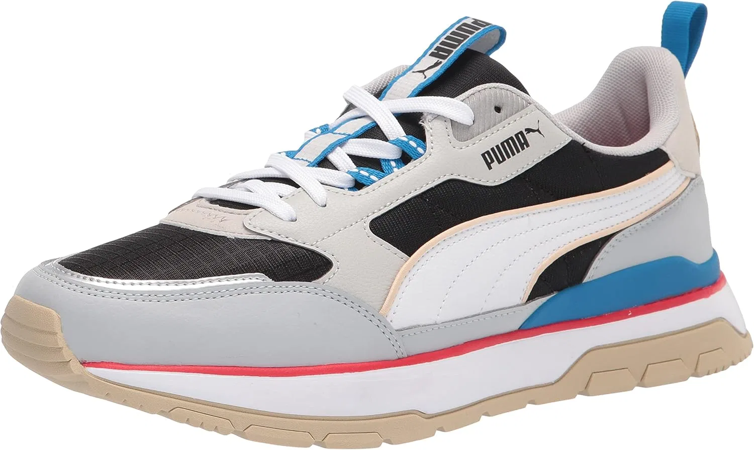 Кроссовки PUMA Unisex R78 Trek, 2-Puma Black Puma White Glacial Blue