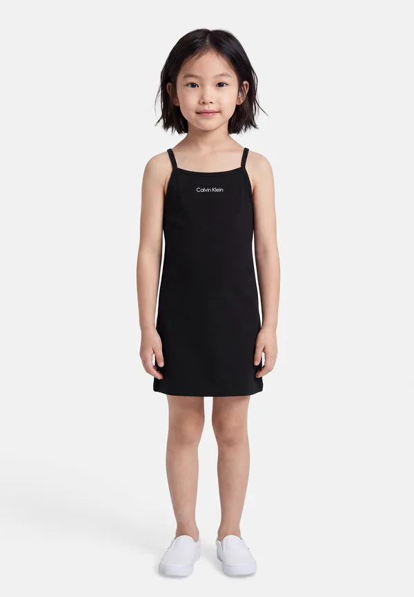Платье-Рубашка с бретелями Calvin Klein Jeans, Black