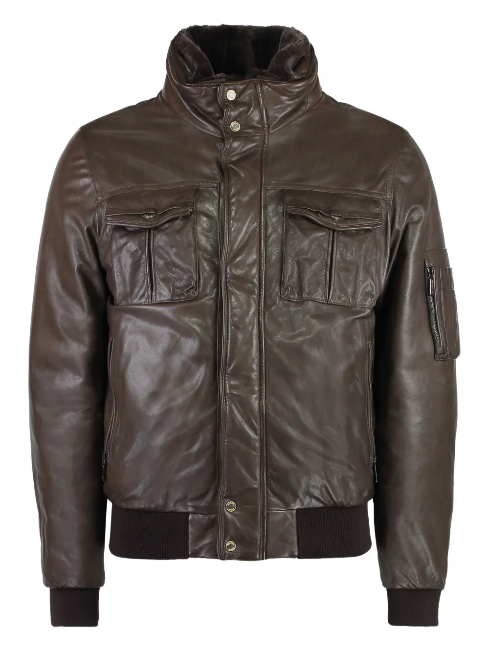 

Куртка в рубчик Moorer, коричневый