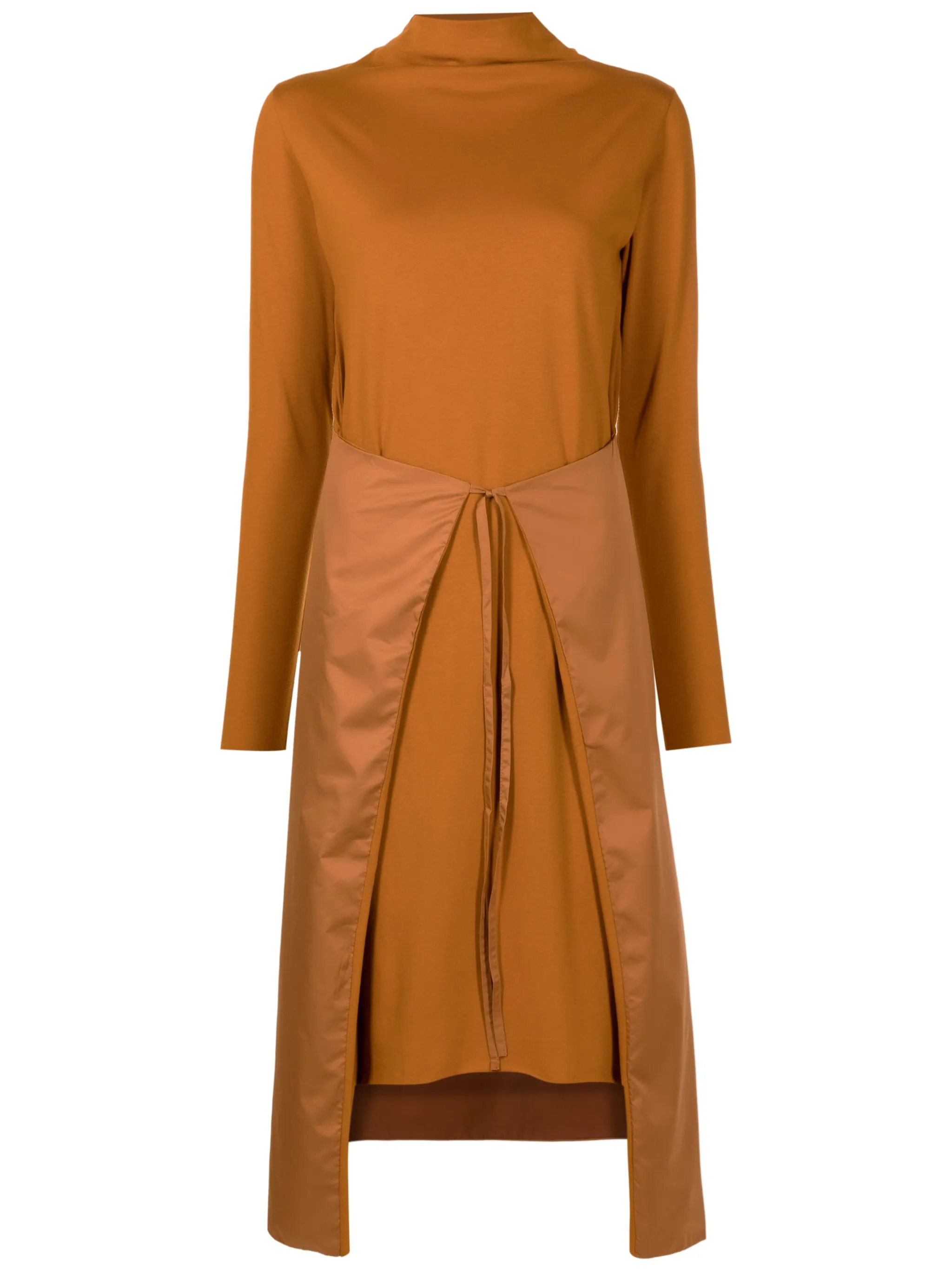 

Платье миди с длинными рукавами Uma | Raquel Blay, коричневый