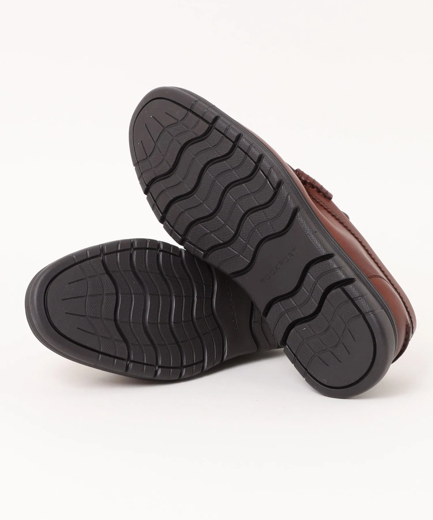 Мужские кожаные лоферы Cambridge Ease ROCKPORT ML008 коричневые — фото 3
