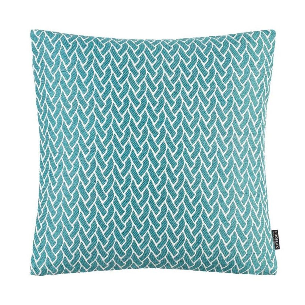 

Чехол на подушку Цзилинь, плетеный вид, бирюзовый, размер: 45 х 45 см, наполнитель подушки: без Proflax