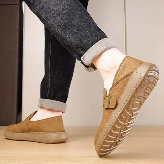 Лоферы мужские, Brown FYEONCVS — фото 3
