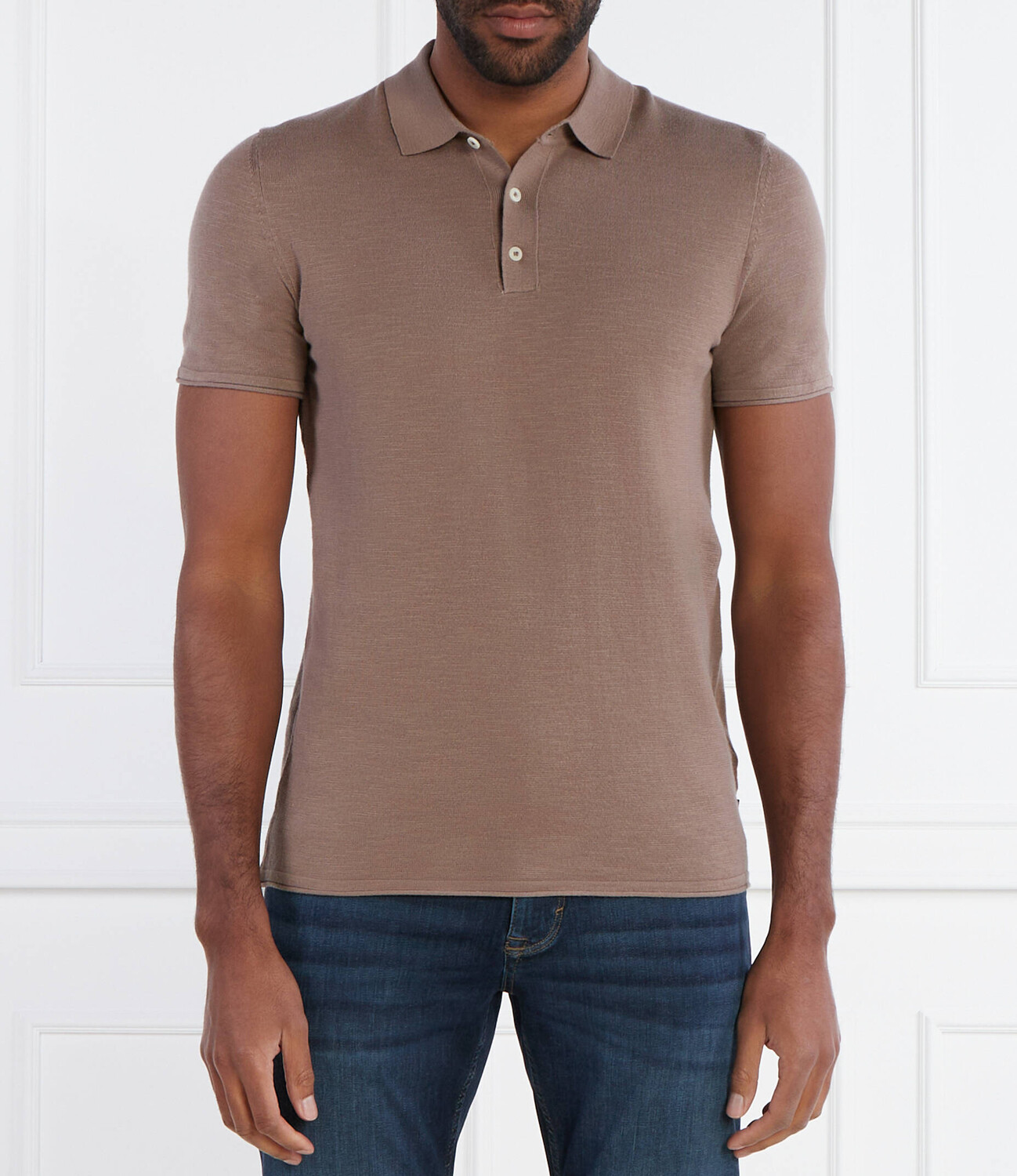

Поло Joop! Jeans 01Bastian Modern fit, коричневый