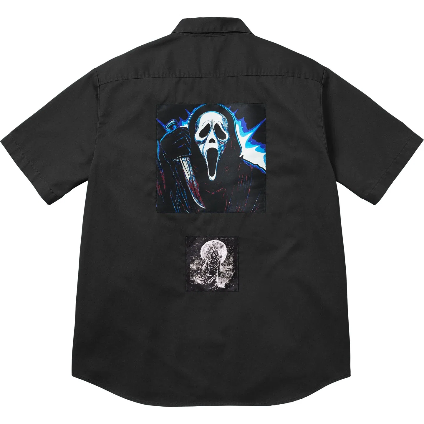 Рубашка повседневная Supreme x Ghostface SS26 черная