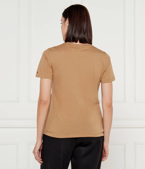 Футболка Tommy Hilfiger Regular Fit, бежевый — фото 3