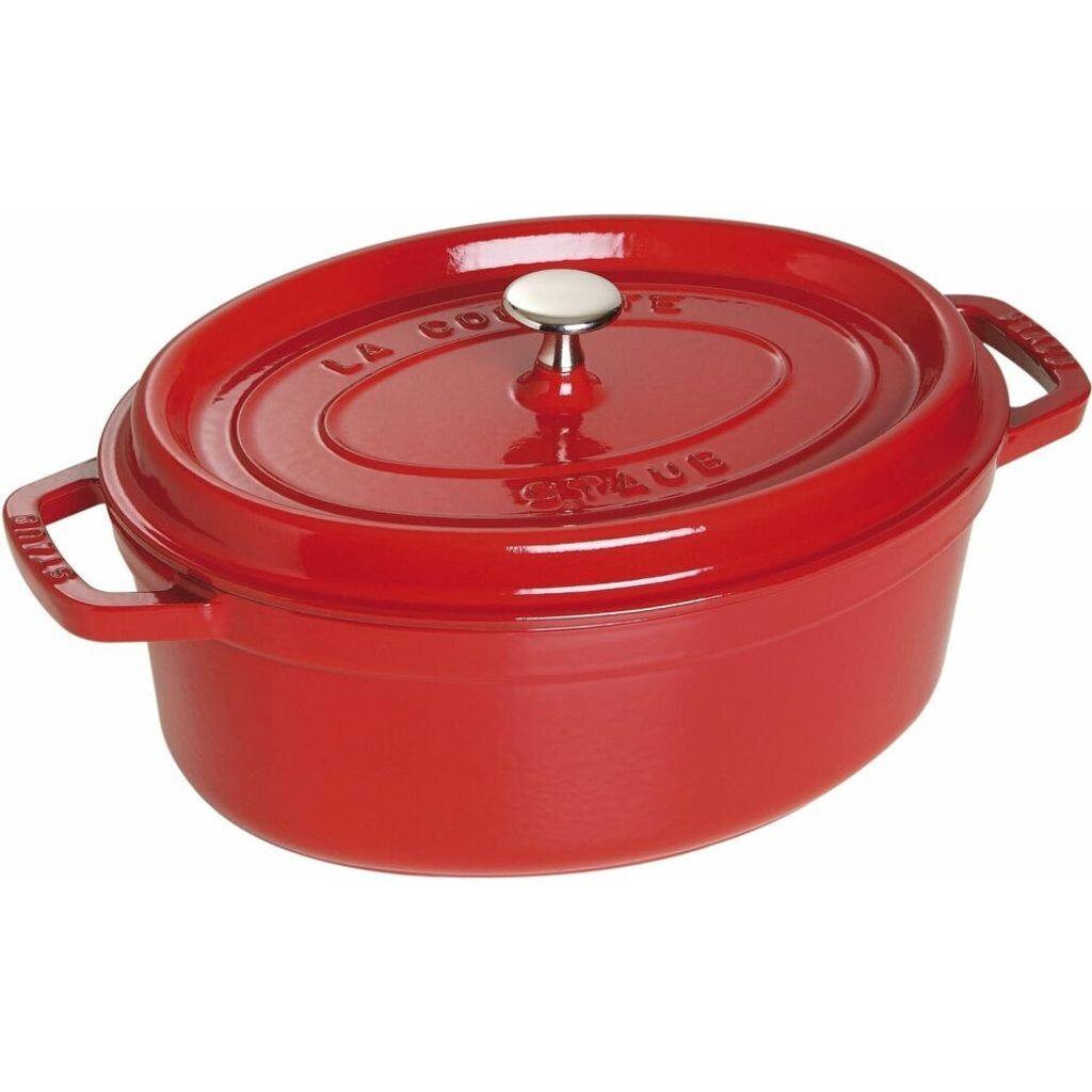 

DUST CASSERUOLA OVALE GHISA 29см Rosso Ciliegio Staub