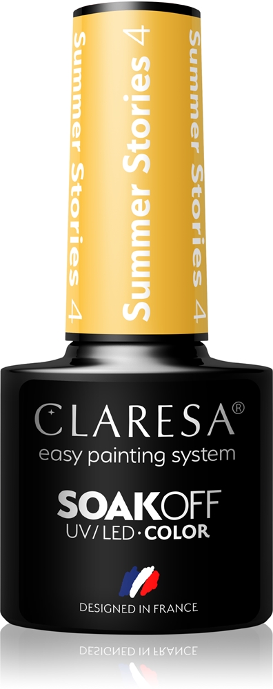

Гель-Лак для ногтей Soakoff UV/LED Color Summer Storys Claresa, atspalvis 4 5 гр