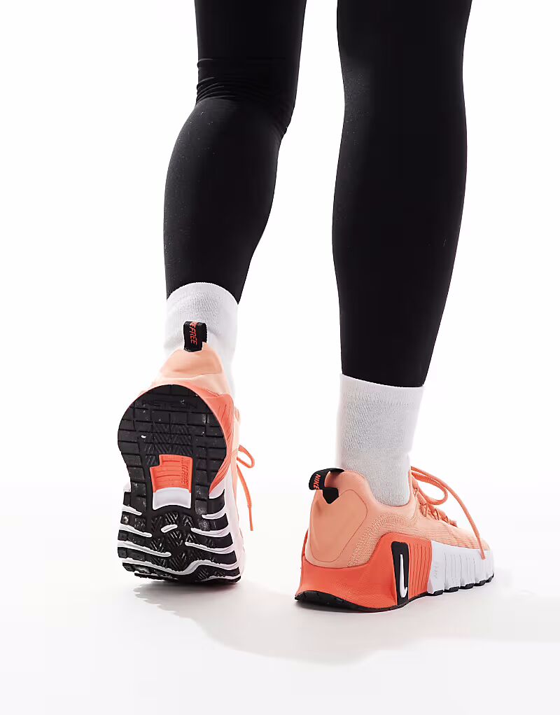 Кроссовки Nike Training Free Metcon 6 оранжевого цвета — фото 3