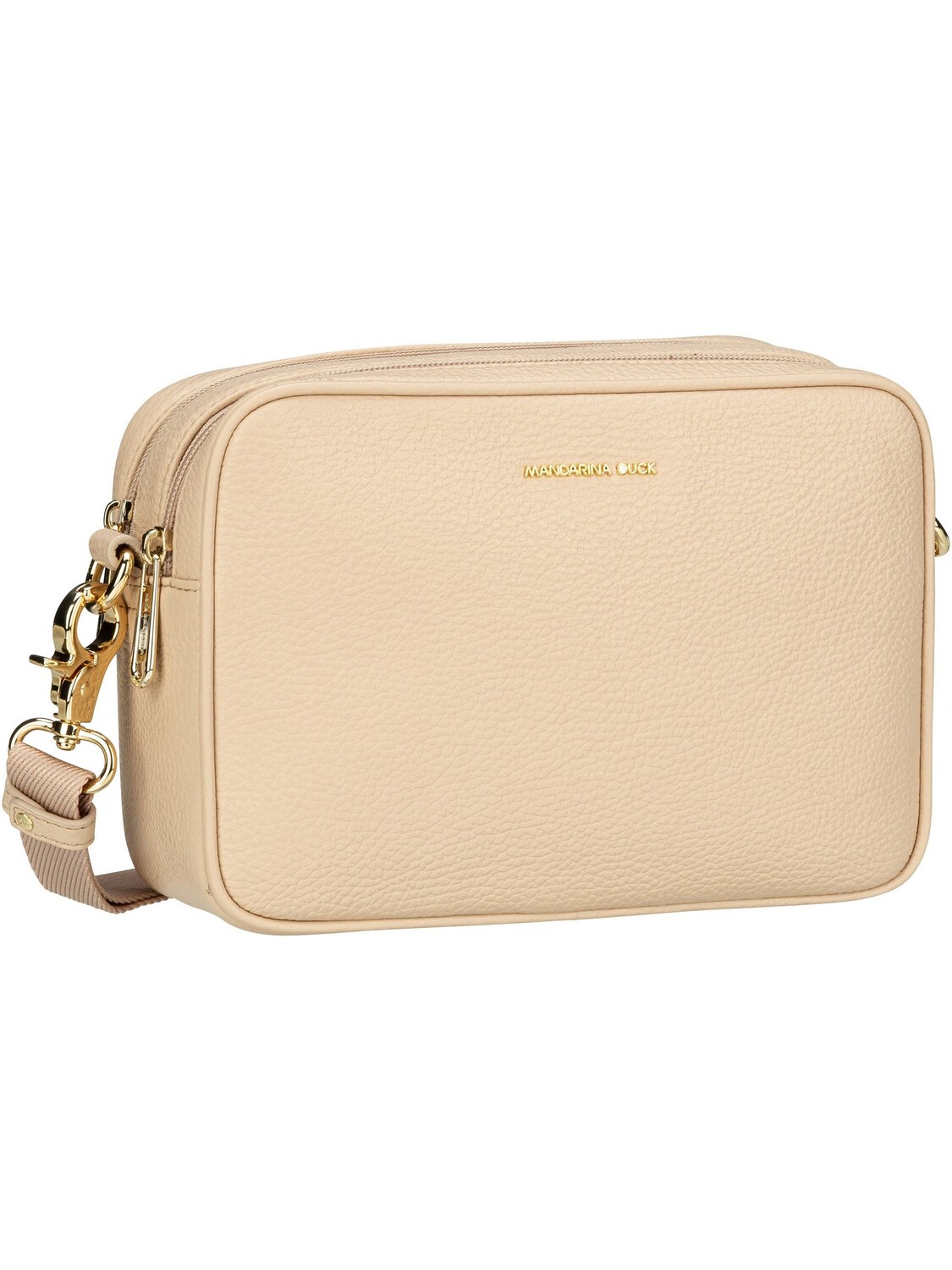 

Сумка через плечо Mandarina Duck Schultertasche Mellow Leather Camera Bag FZT83, цвет Lamb's Wool