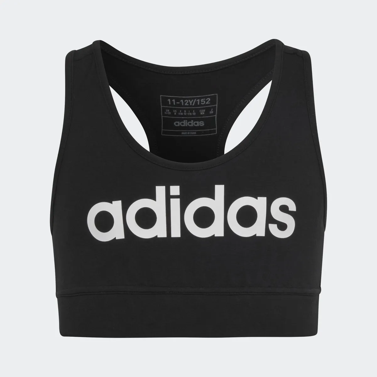 

Спортивный бюстгальтер Adidas Sportswear "ESSENTIALS LINEAR LOGO COTTON BUSTIER", белый