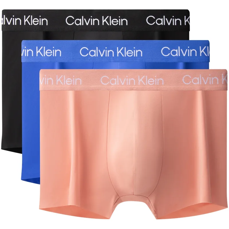 Мужские трусы 3 шт Calvin Klein, O7S-Space Black/Light Poppy Red/Indigo