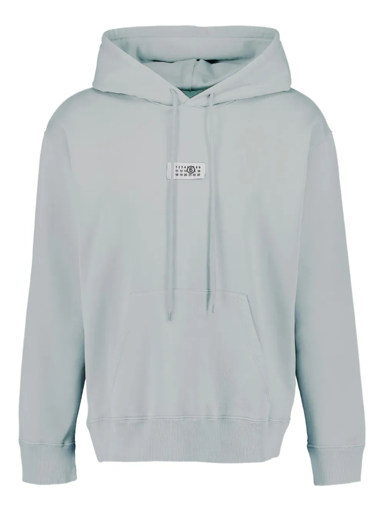 

Толстовка с капюшоном MM6 Maison Margiela с цифровым мотивом, синий