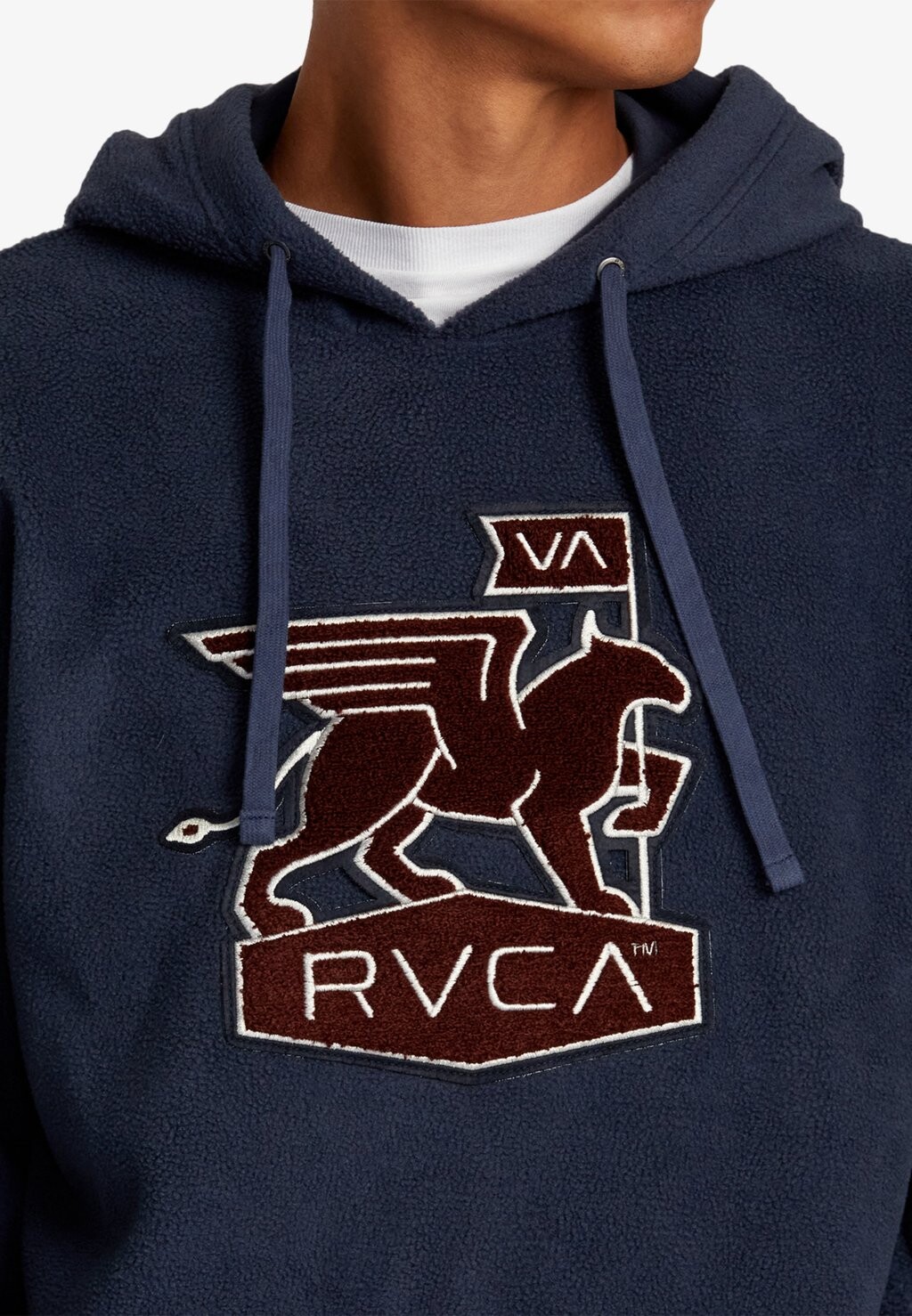 

Толстовка с капюшоном GRIFFIN RVCA, синий