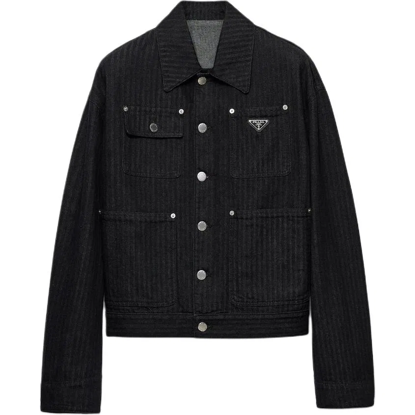 Джинсовая куртка PRADA, Black