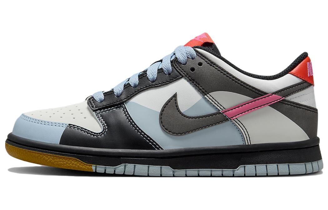 

Dunk Low Dance многоцветный GS Nike, белый/синий/черный
