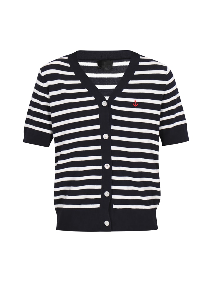 

Спортивная куртка DreiMaster Klassik, цвет navy offwhite stripe