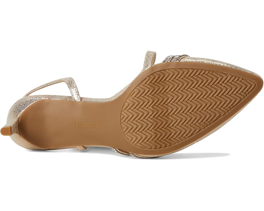 Туфли LifeStride Arlo2, цвет Platino Gold Faux Leather — фото 3