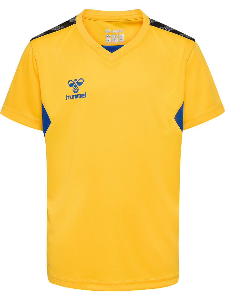 

Футболка Hummel Hmlauthentic Football Kids в цвете SPORTS YELLOW/TRUE BLUE Hummel, Желтый, Футболка Hummel Hmlauthentic Football Kids в цвете SPORTS YELLOW/TRUE BLUE Hummel