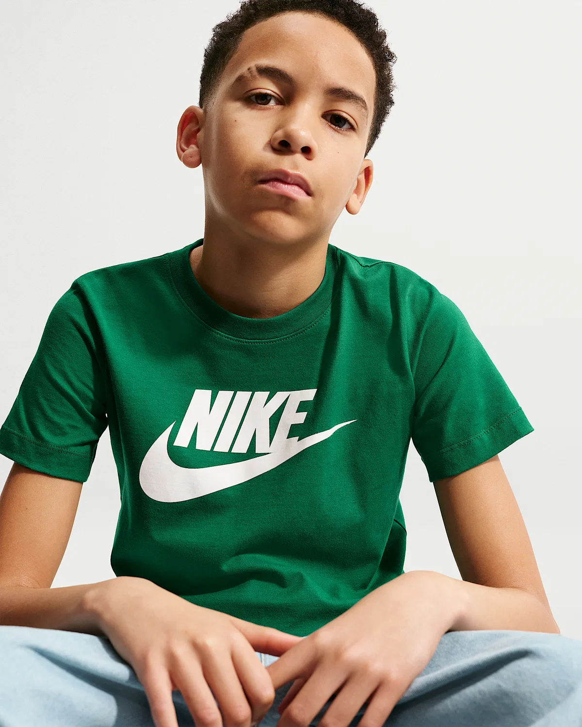 Детская футболка Nike Sportswear, Malachite — фото 3