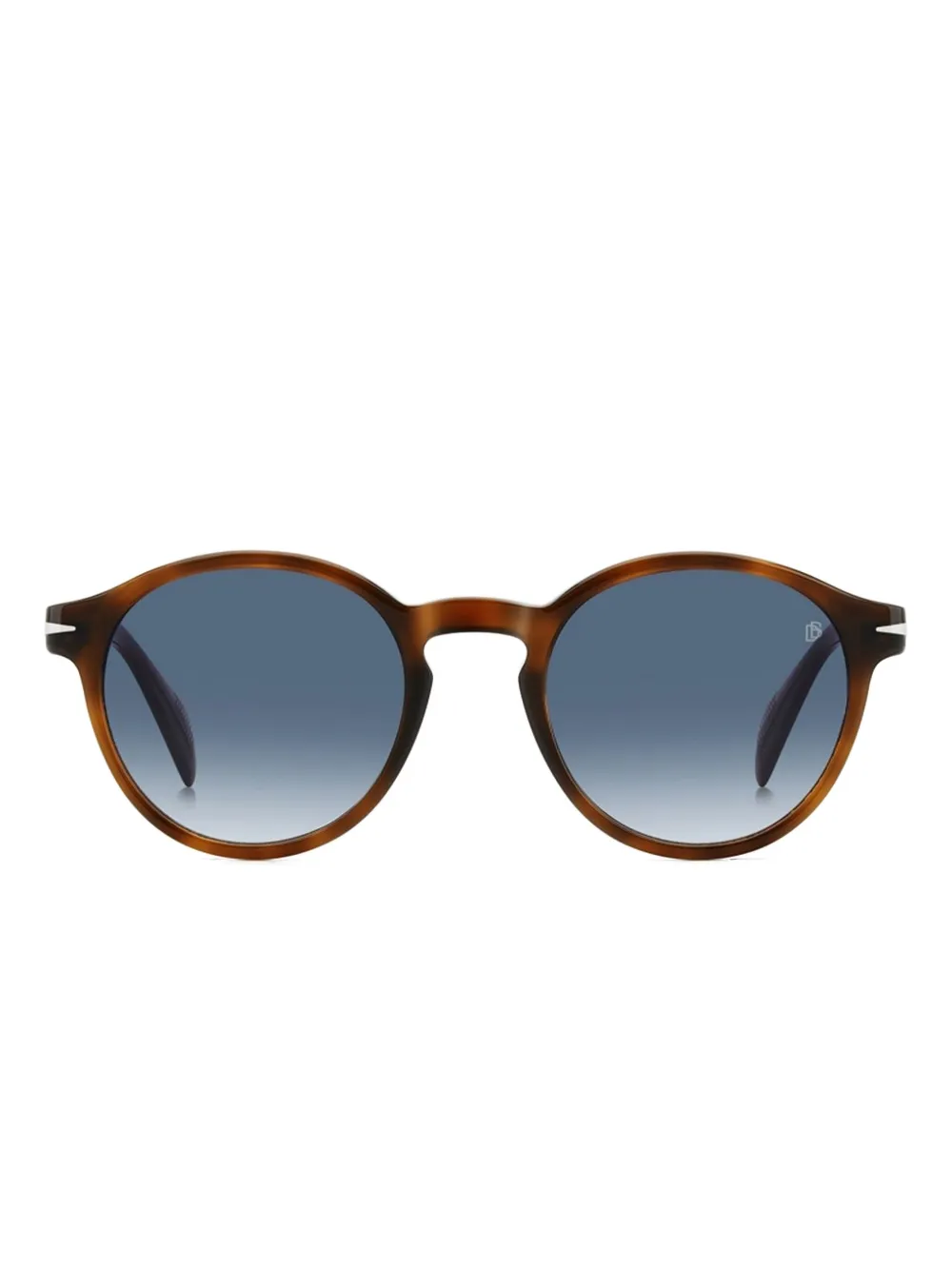 

Солнцезащитные очки в круглой оправе DAVID BECKHAM EYEWEAR, коричневый