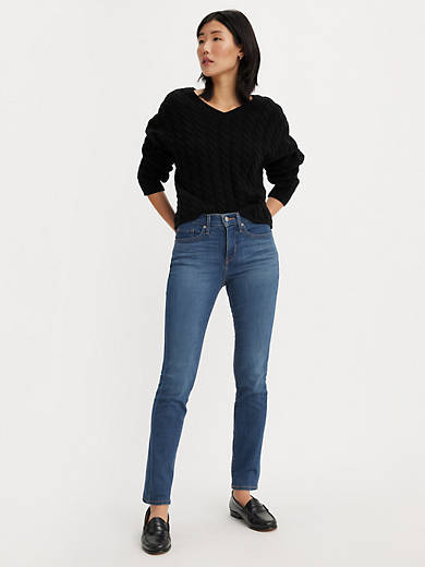 

312 Формирующие узкие женские джинсы Levi's, цвет Lapis - Medium Wash