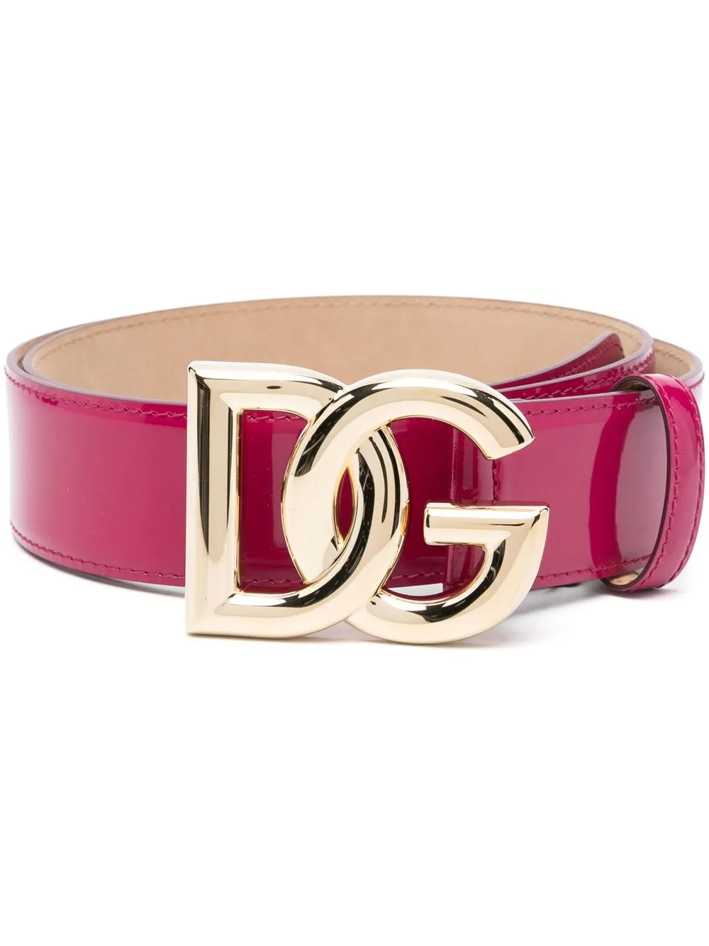 

Ремень с логотипом DG DOLCE & GABBANA, розовый