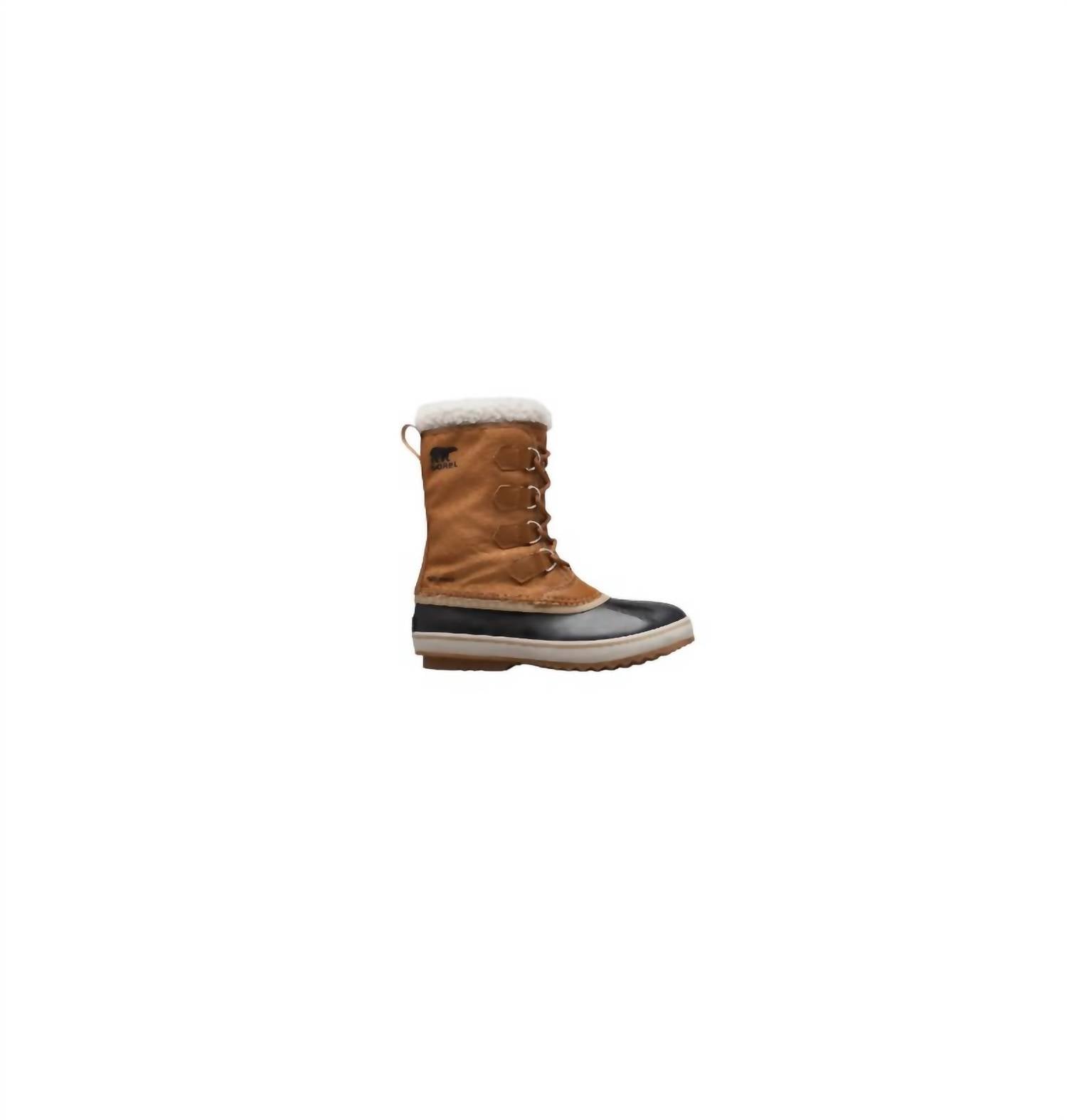 

Мужские зимние ботинки Pac Nylon Waterproof 1964 года в цвете Camel Brown, Black Sorel