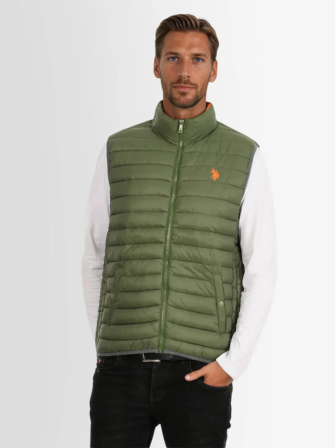 Жилет U.S. Polo Assn., Olive — фото 4