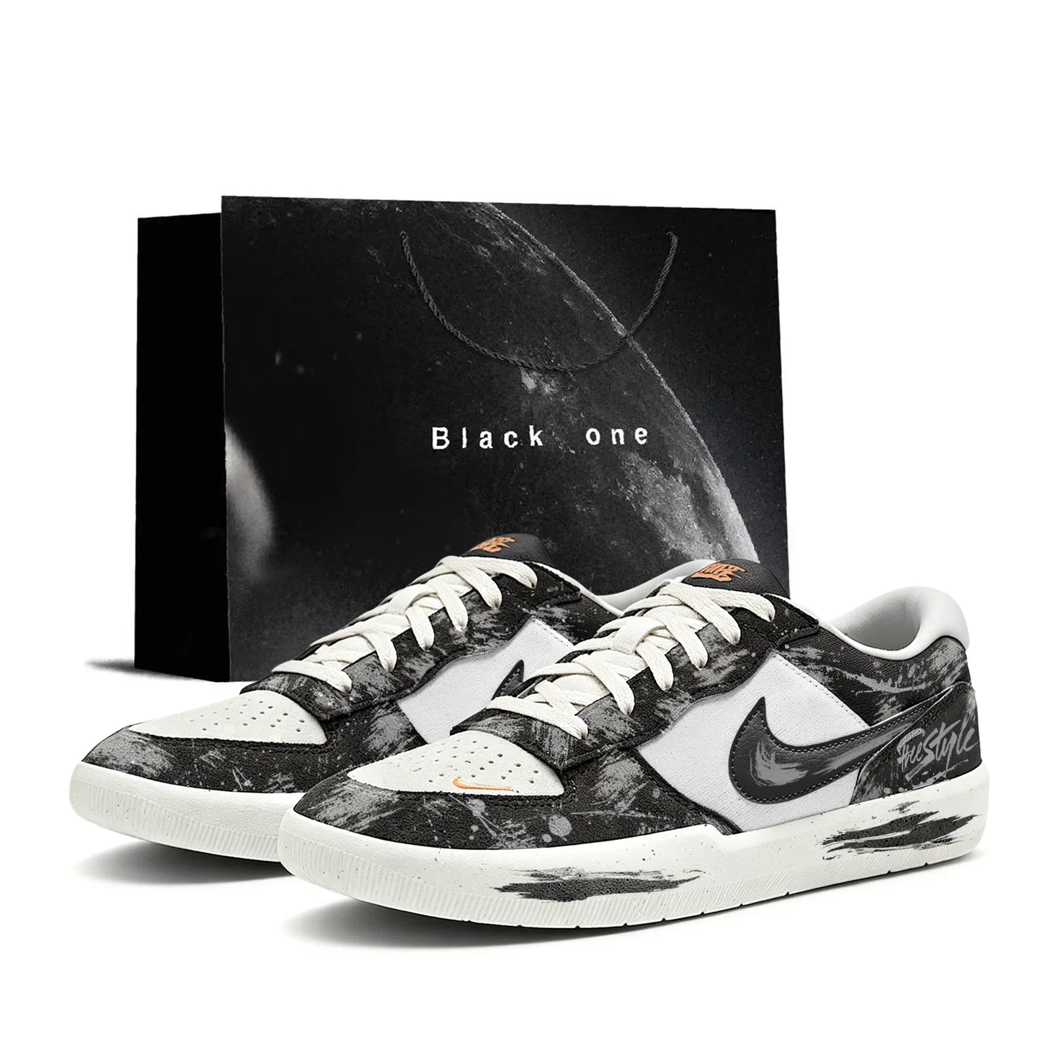 Кеды Nike SB Force 58 Black White Gray