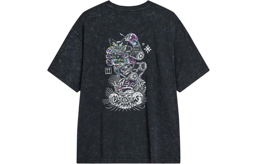 

Футболка Wade Collection унисекс, черная Lining, черный