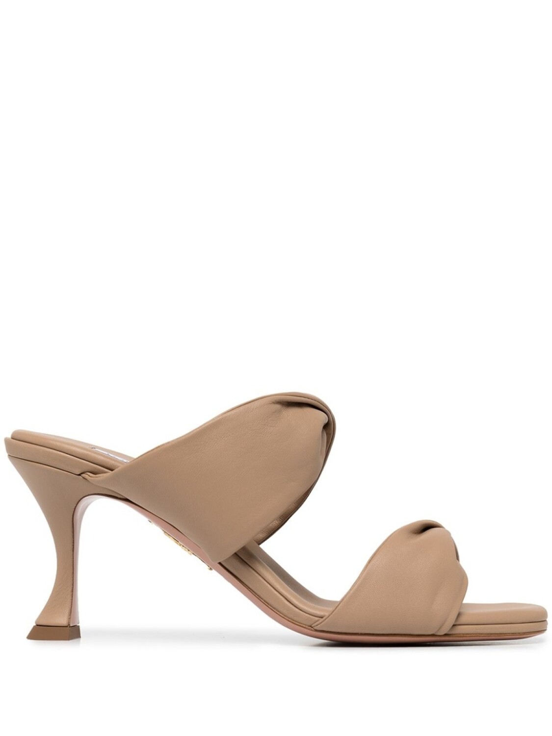 

Aquazzura босоножки Twist, нейтральный цвет