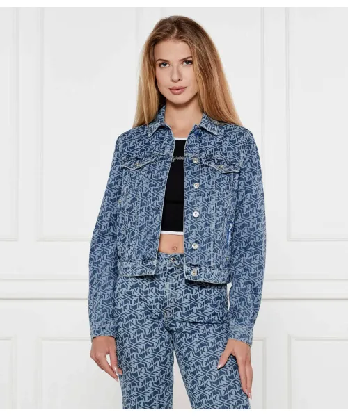 

Джинсовая куртка Regular fit Karl Lagerfeld Jeans, синий